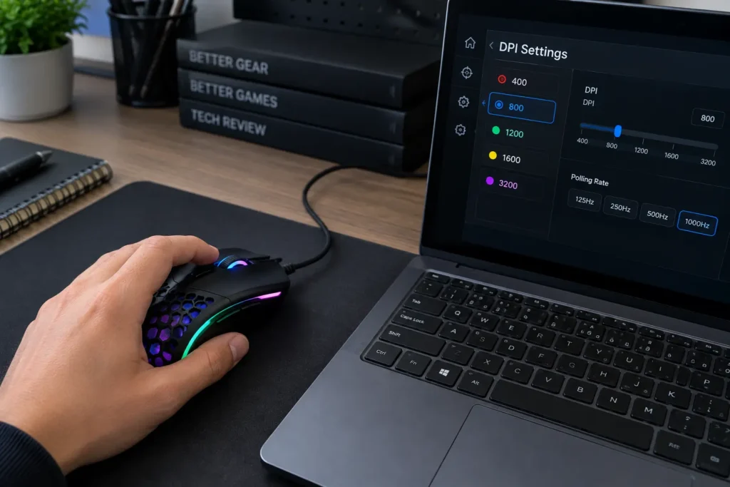 Testing a budget wired gaming mouse during selection in $10